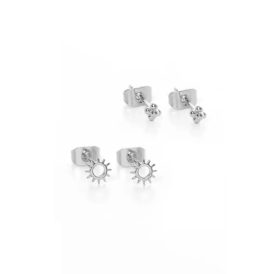 Rise and Shine Studs Zilver