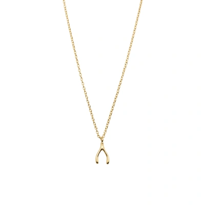 Wishbone Ketting Verguld